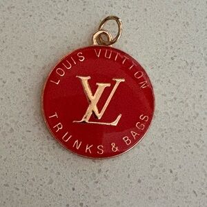 LV Charm with unbranded chain